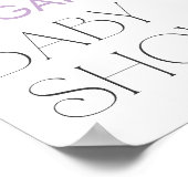 Poster Baby in Bloom Butterfly Baby Shower Welcome (Coin)