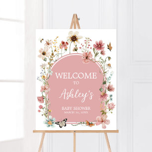 Poster Baby in Bloom Fleur sauvage Bienvenue