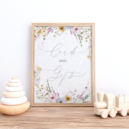 Poster Baby in Bloom Fleur sauvage Cartes de douche et ca