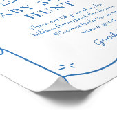 Poster Baby is Brewing Coffee Baby Sock Hunt Sign (Coin)