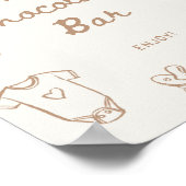 Poster Baby is Brewing Hand Drawn Hot Chocolate Bar (Coin)