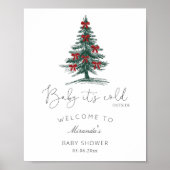 Poster Baby It's Cold Outside Welcome (Devant)