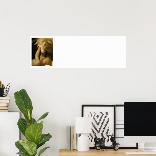 Poster Baby Jesus Touches Lamb (Bureau à domicile)