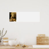 Poster Baby Jesus Touches Lamb (Cuisine)