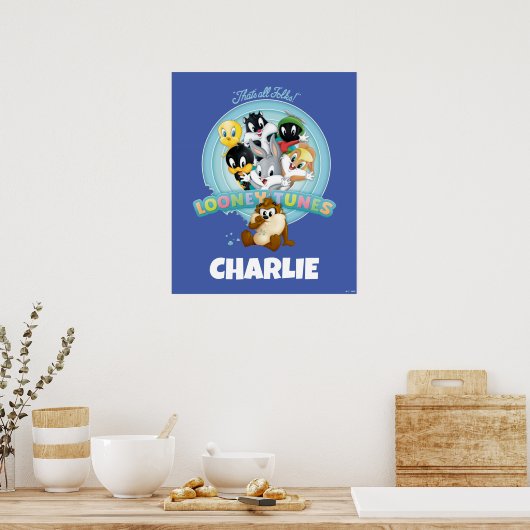 Poster Baby LOONEY TUNES™ Logo | That's All Folks (Cuisine)
