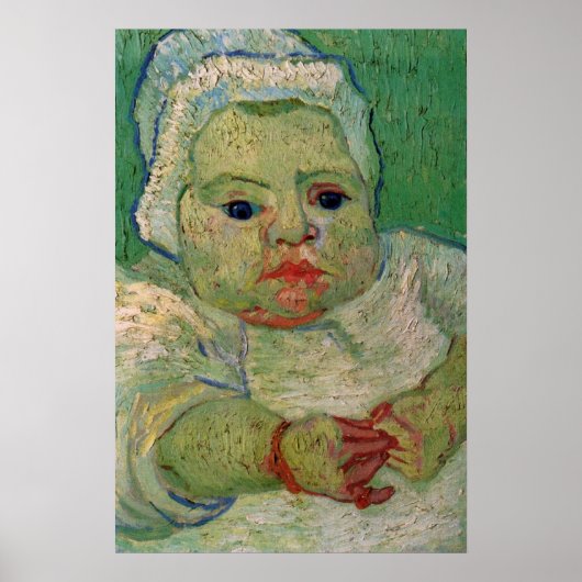 Poster Baby Marcelle Roulin par Vincent van Gogh (Devant)
