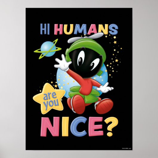 Poster Baby MARVIN THE MARTIAN™| Hi Humans (Devant)