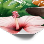 Poster Baby Monkey Nursery Art personnalisé (Coin)