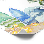 Poster Baby on Board Beach Baby shower Faveurs (Coin)