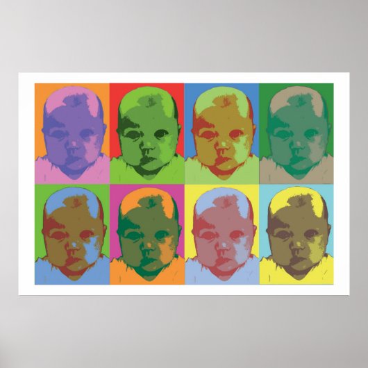 Poster Baby Pop Art (Devant)