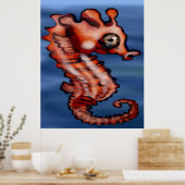 Poster Baby Seahorse (Cuisine)