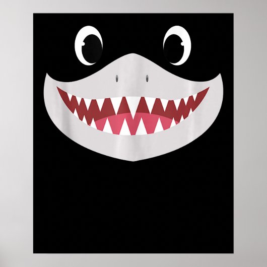 Poster Baby Shark Halloween (Devant)