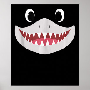 Poster Baby Shark Halloween - Cute Shark Gifts