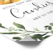 Poster Baby shower À Deux Fentes Devinez Combien De Candi (Coin)