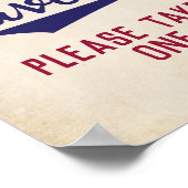 Poster Baby shower À Thème De Baseball Faveurs Prendre Un (Coin)