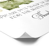 Poster Baby shower Agricole Cultivé Localement Déchets (Coin)