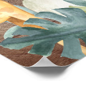 Poster Baby shower Animaux de la Jungle Bienvenue (Coin)