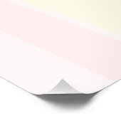 Poster Baby Shower aux Roses Roses de Jardin (Coin)