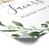 Poster Baby shower Baby Dinosaur Faveurs Signal (Coin)