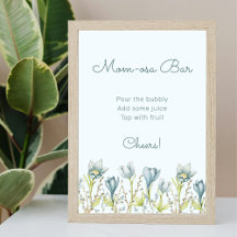 Baby shower bar Maman-Osa