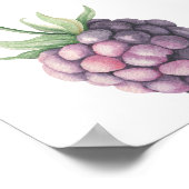 Poster Baby shower Blackberry (Coin)