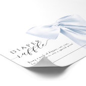 Poster Baby shower Blue Bow Téléchargement instantané (Coin)