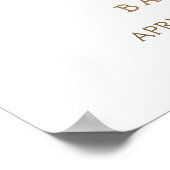 Poster Baby shower Blue Bunny Air Balloon Bienvenue (Coin)