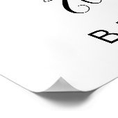 Poster Baby shower Boho Rainbow Sage Bienvenue (Coin)