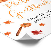 Poster Baby shower Brasserie Citrouille épice Photo Livre (Coin)