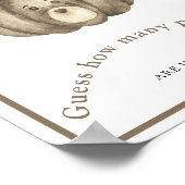 Poster Baby shower citrouille Devinez combien de citrouil (Coin)