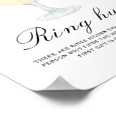 Poster Baby shower cocktail - Jeu de chasse à l'anneau (Coin)