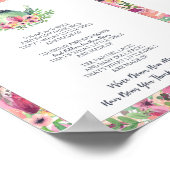 Poster Baby shower Combien de vaches dans le pot (Coin)