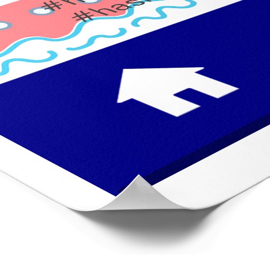 Poster Baby shower Custom Selfie Frame Marino (Coin)