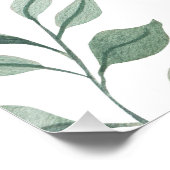 Poster Baby shower d'abeilles : (Coin)