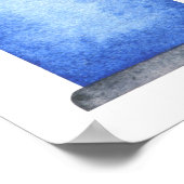 Poster Baby shower d'accueil de voiture de course (Coin)