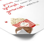 Poster Baby shower de baseball Maman Osa Bar (Coin)