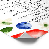 Poster Baby shower de Berry Diapers (Coin)