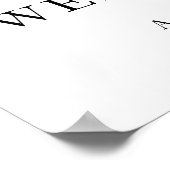 Poster Baby shower de bière et de burgers (Coin)