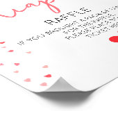 Poster Baby shower de calcinage Signal numérique ou impri (Coin)