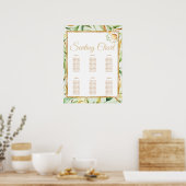 Poster Baby shower de cerfs Anniversaire de fête Carte de (Cuisine)