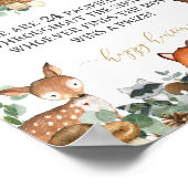 Poster Baby shower de chasse à la Pacifier pour animaux d (Coin)