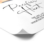 Poster baby shower de chasse à la suce de camion citrouil (Coin)