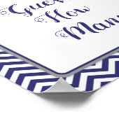 Poster Baby shower de Cravate Little Man Bow Devinez comb (Coin)