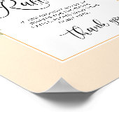 Poster Baby shower de cuite de tomate de couche d'agrumes (Coin)