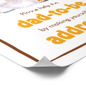 Poster Baby shower de fête de la couche de bière (Coin)