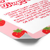 Poster Baby shower de fraises Late Night Diapers Jeu (Coin)