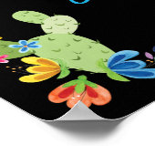 Poster Baby shower de garçon mexicain Little Muchachito (Coin)