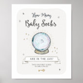 Poster Baby shower de l'Assistant Combien de sockets sont (Devant)