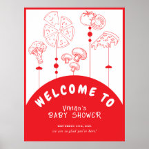 Baby shower de livraison spéciale Pizza Bienvenue