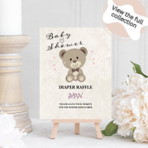Baby shower de l'ours en peluche -  de la couche